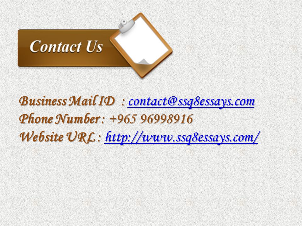 Business Mail ID :  Phone Number : Website URL :