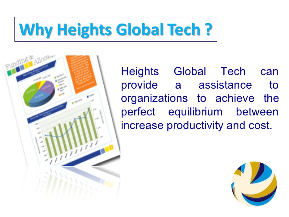 Heights Global Tech can provide a assistance to organizations to achieve the perfect equilibrium between increase productivity and cost.
