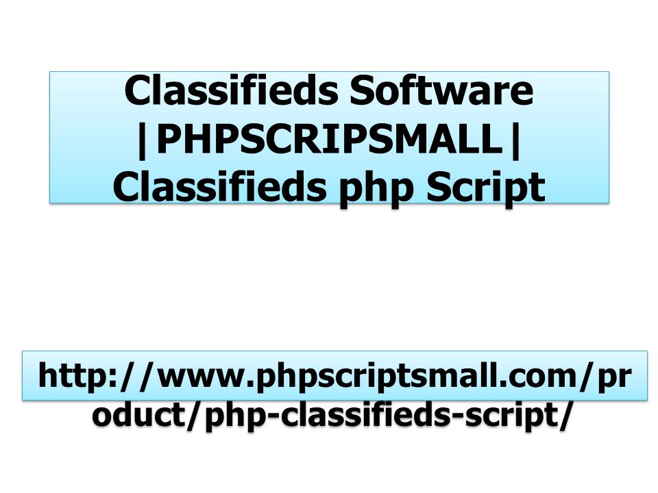 Classifieds Software |PHPSCRIPSMALL| Classifieds php Script   oduct/php-classifieds-script/