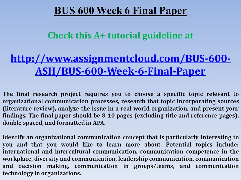 10 pages double spaced