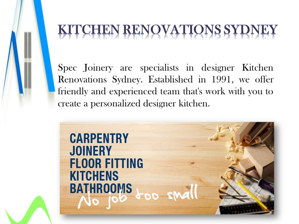 Spec Joinery are specialists in designer Kitchen Renovations Sydney.