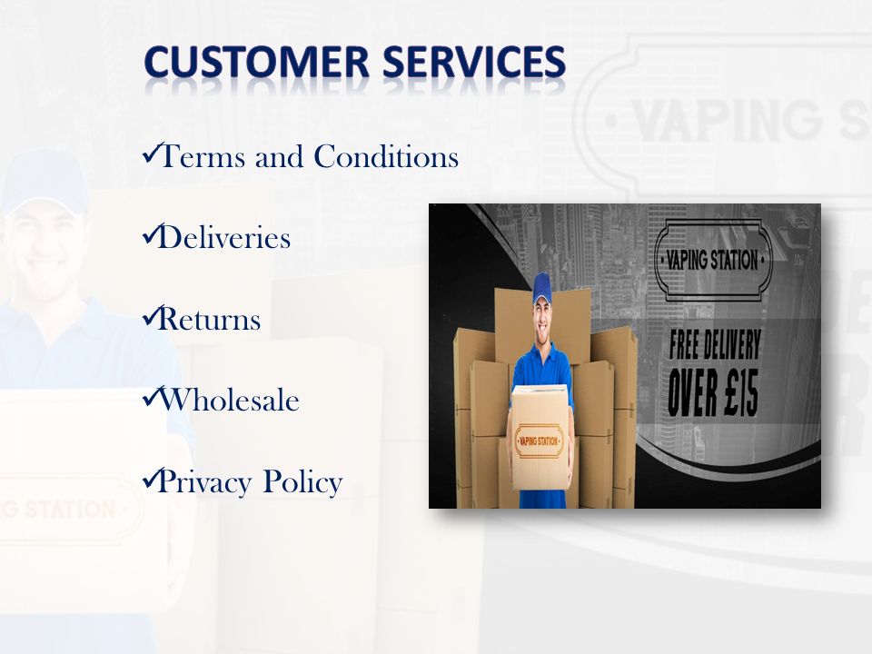 Terms and Conditions Deliveries Returns Wholesale Privacy Policy