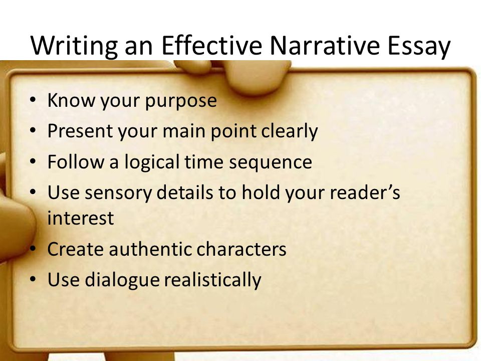good narrative essay examples