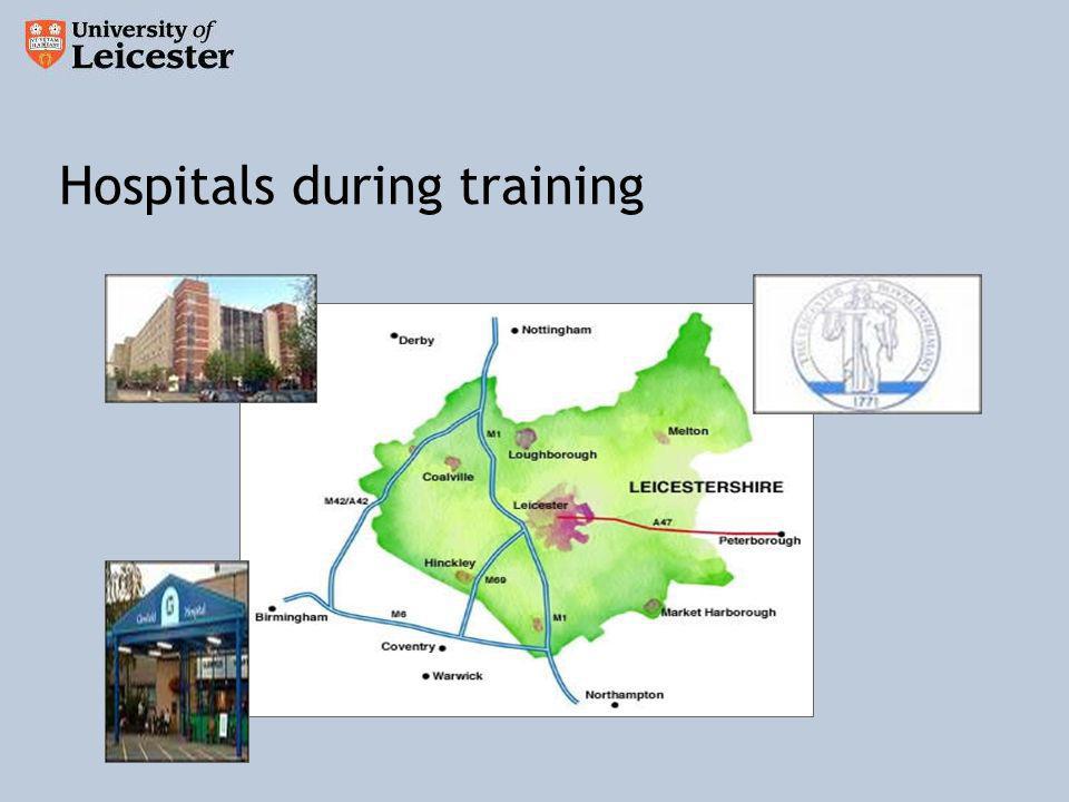 Hospitals during training