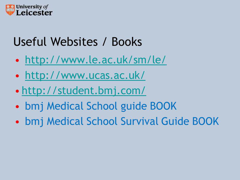 bmj Medical School guide BOOK bmj Medical School Survival Guide BOOK Useful Websites / Books