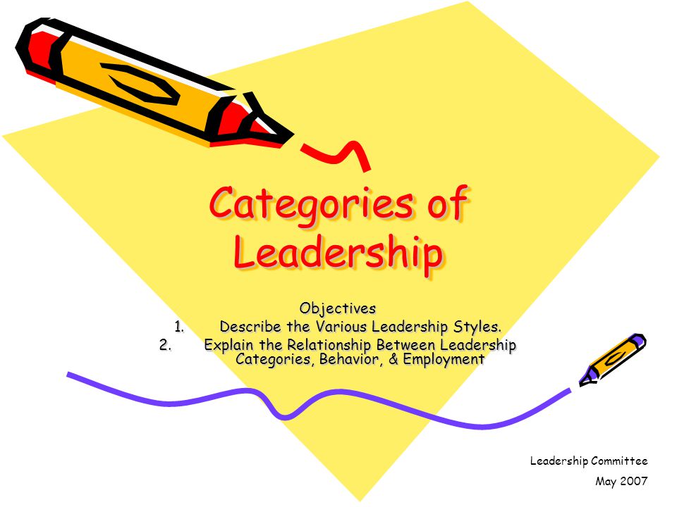 describe leadership styles