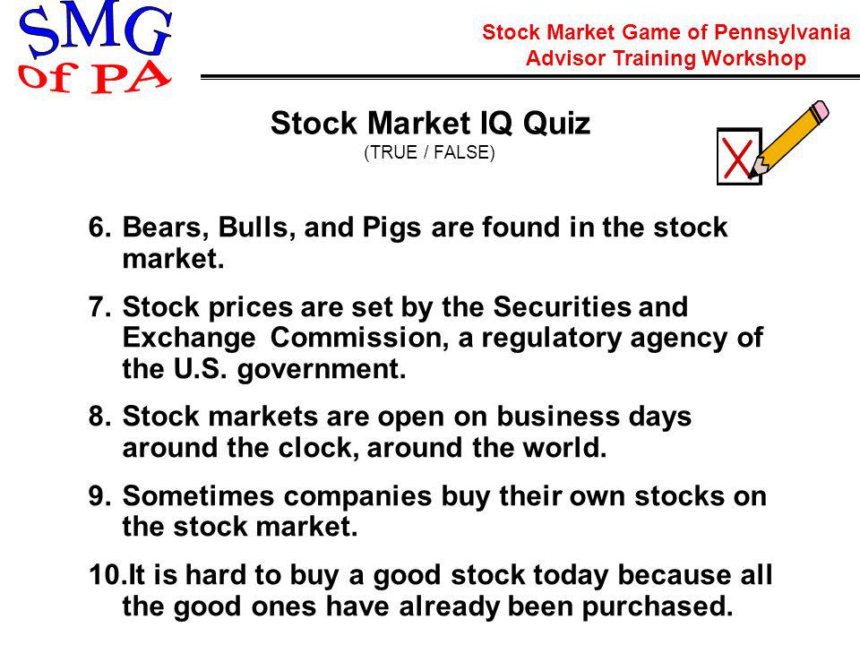 stock market worksheet