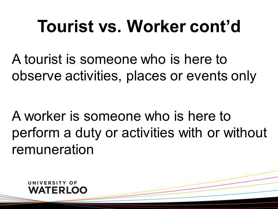 Tourist vs.