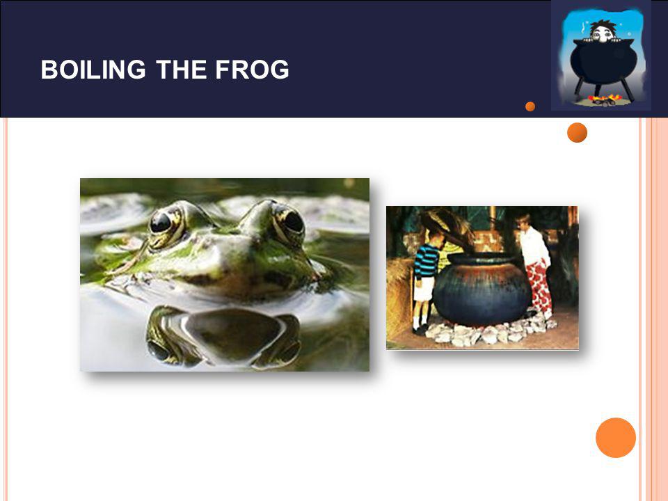 BOILING THE FROG