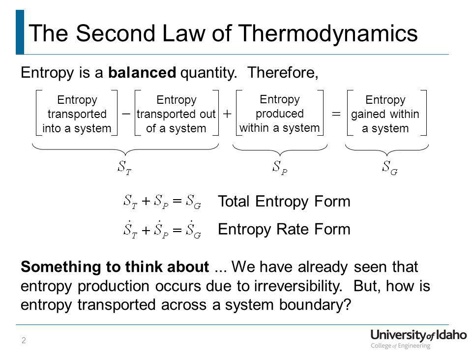 Change In Entropy Equation Talkchannels Entropy Balance Equation Talkchannels