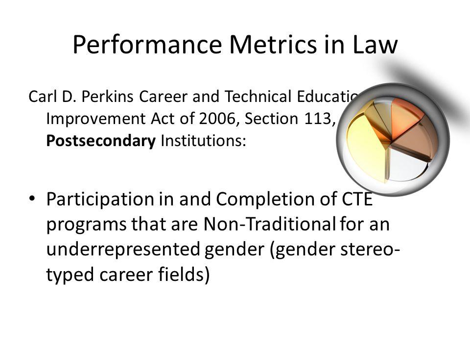 Performance Metrics in Law Carl D.