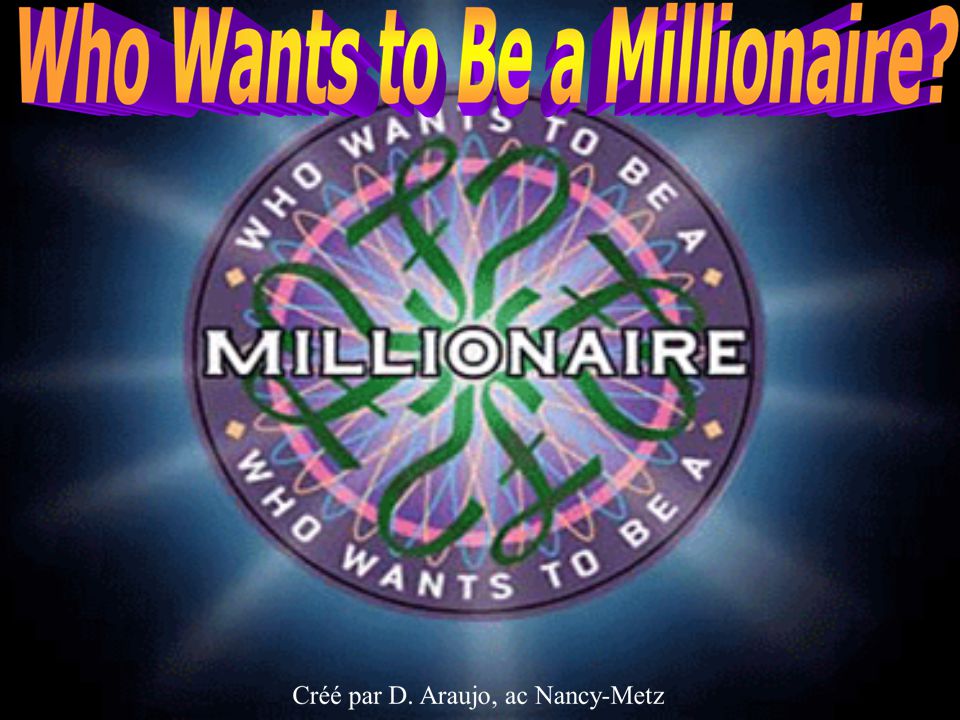 Who Wants To Be A Millionaire Chemistry Game