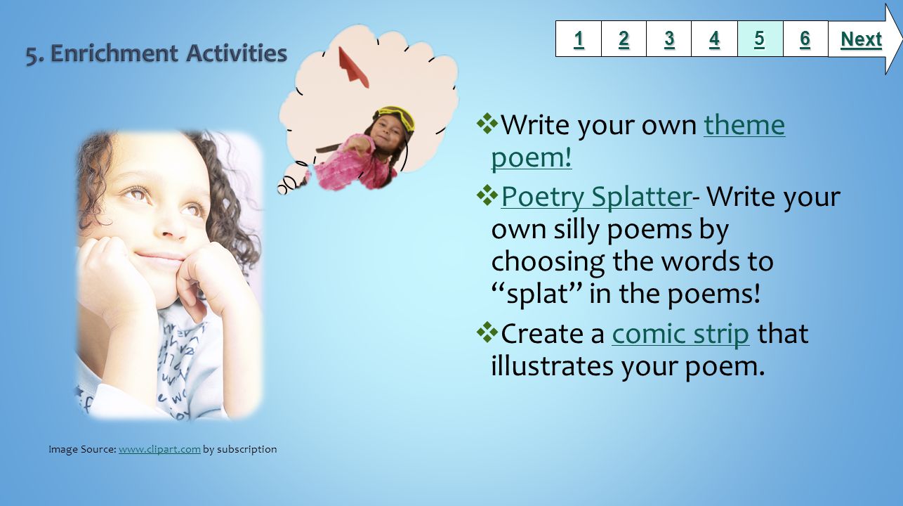  Write your own theme poem!theme poem.