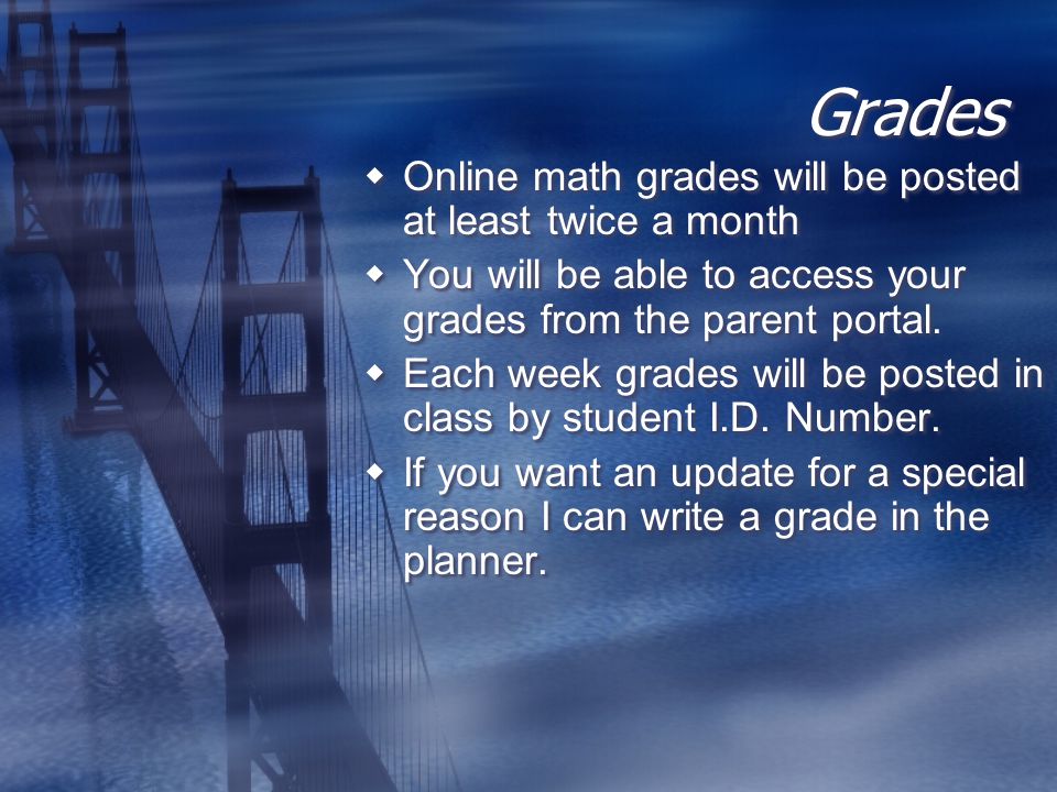 Grading »Grades are based on total points and a standard grading scale »90-100% A etc.