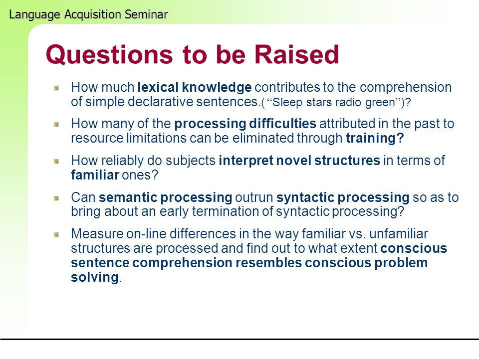 language acquisition language acquisition
