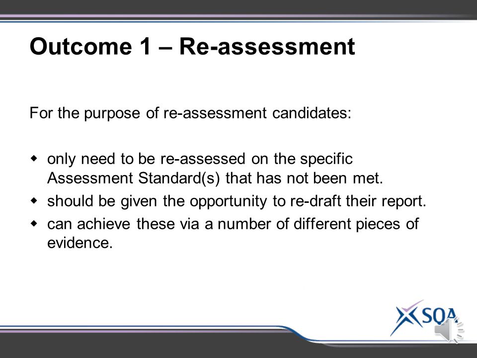 Evidence Requirements: Assessment Standard 1.6 Evaluating experimental procedures:  National 4 – provide one possible improvement.