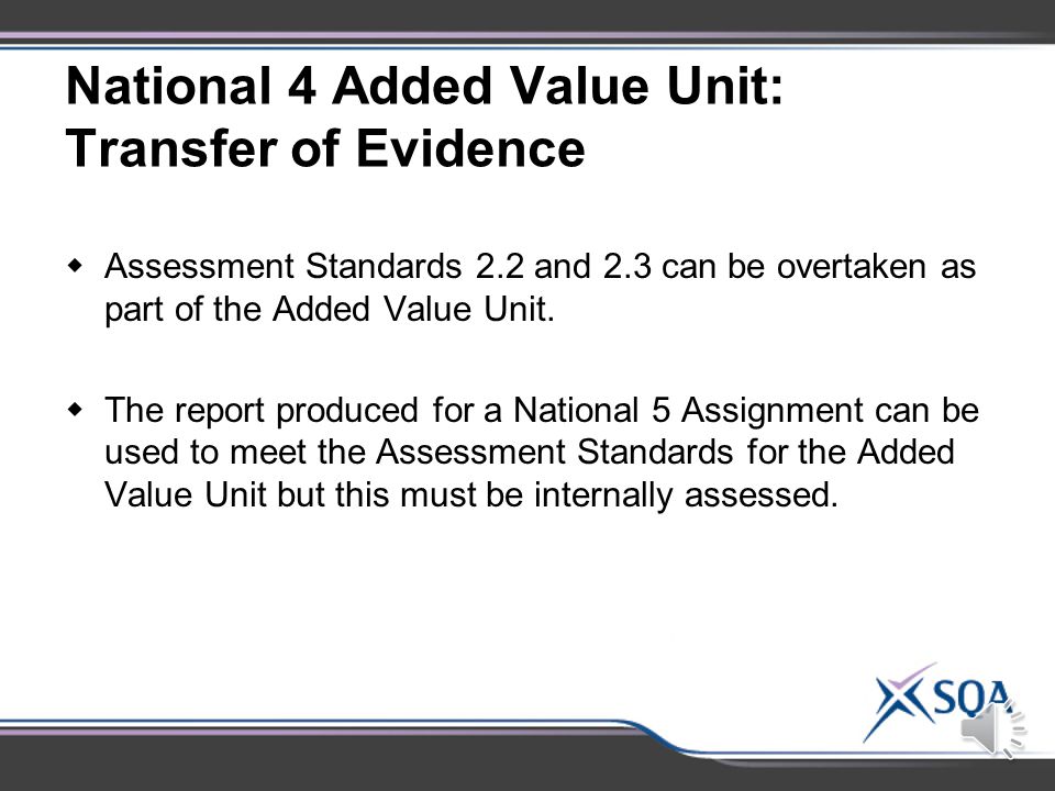  Candidates only need to be re-assessed on the specific Assessment Standard(s) that has not been met.