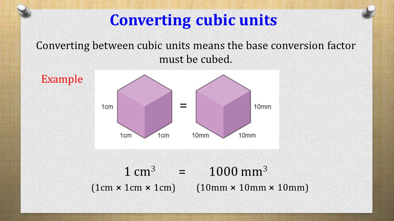 Worksheet Conversion Between Units Of Measurement measurement volume capacity converting cubic units of prisms area cross section length l the of