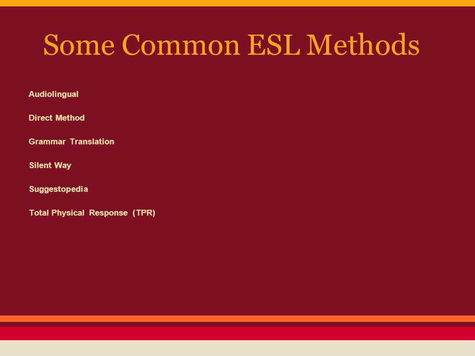 esl methods esl methods