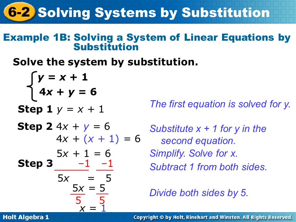 System Of Equations Steps Talkchannels Holt Algebra Solving Systems By Graphing Warm Up Evaluate Each