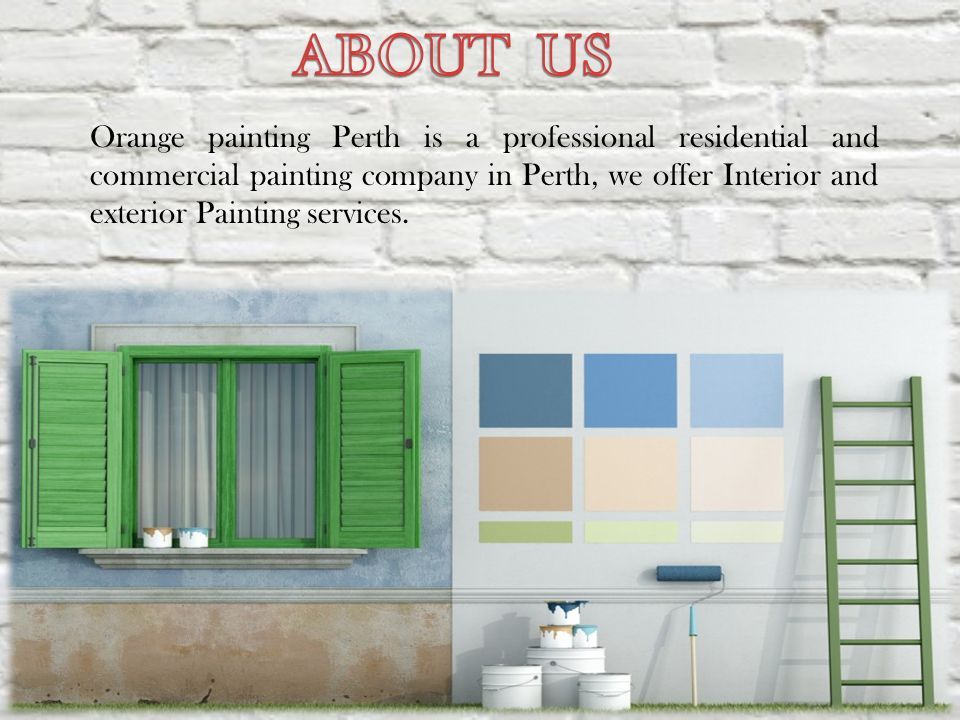 Orange painting Perth is a professional residential and commercial painting company in Perth, we offer Interior and exterior Painting services.