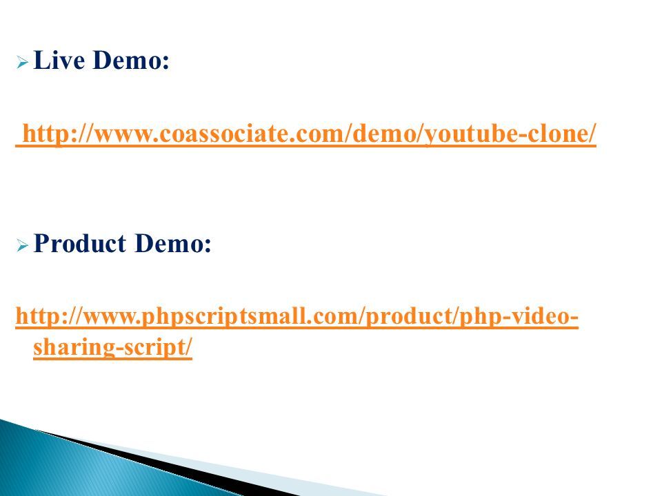  Live Demo:    Product Demo:   sharing-script/