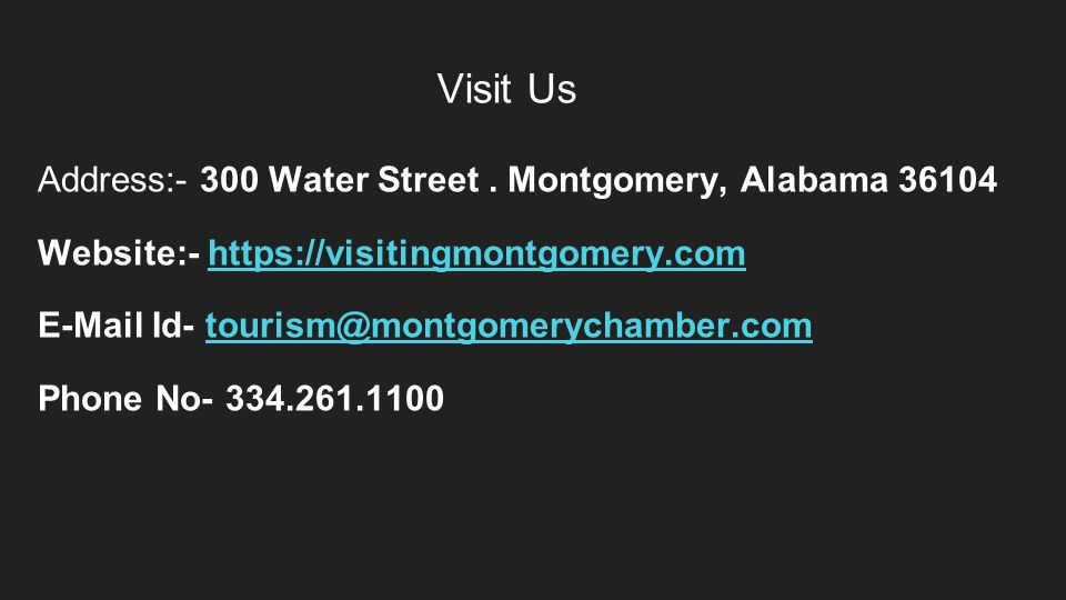 Visit Us Address:- 300 Water Street.