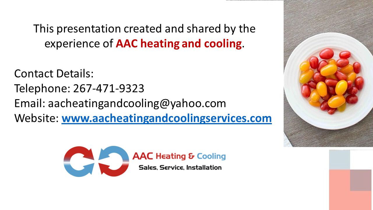 This presentation created and shared by the experience of AAC heating and cooling.