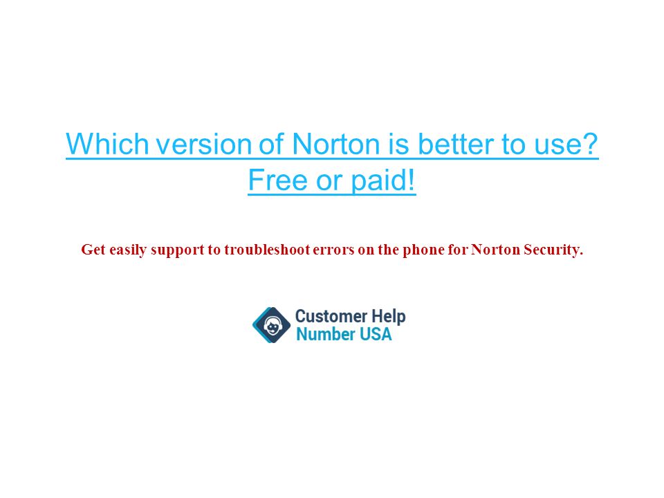 Get easily support to troubleshoot errors on the phone for Norton Security.