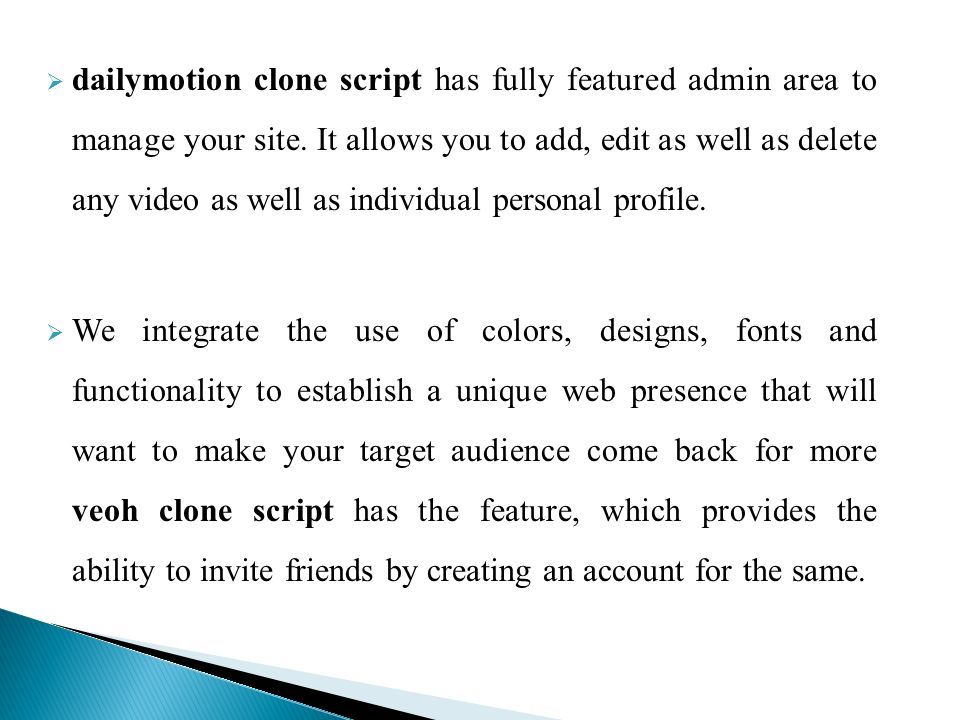  dailymotion clone script has fully featured admin area to manage your site.