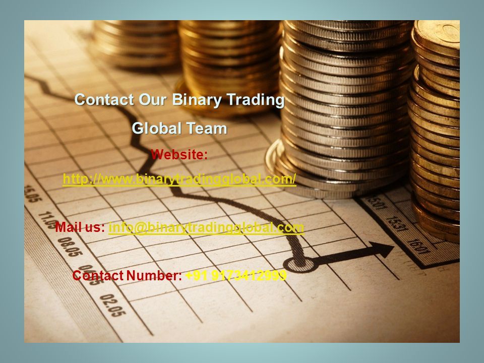 Contact Our Binary Trading Global Team Website:     Mail us: Contact Number: