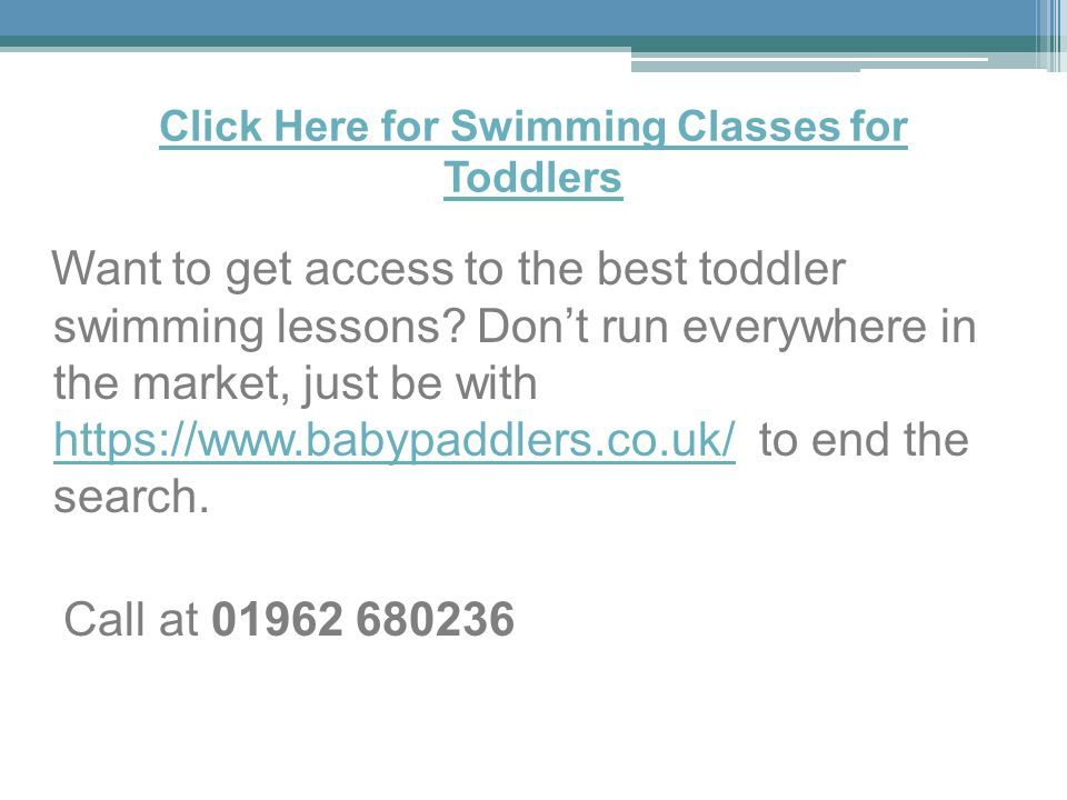 Click Here for Swimming Classes for Toddlers Want to get access to the best toddler swimming lessons.