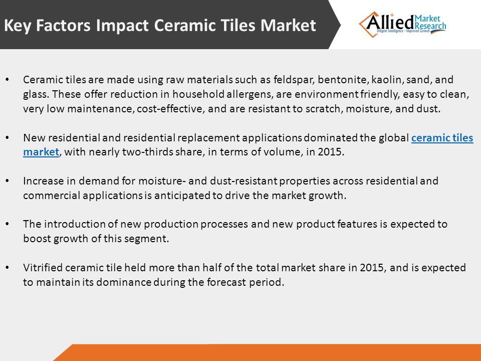 Ceramic Tiles Market Opportunities and Forecasts, - ppt download Ceramic Tiles Market Opportunities and Forecasts, - ppt download