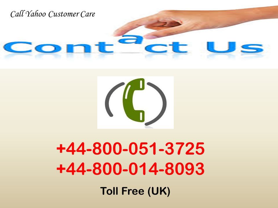 Call Yahoo Customer Care Toll Free (UK)