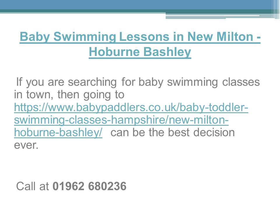 Baby Swimming Lessons in New Milton - Hoburne Bashley If you are searching for baby swimming classes in town, then going to   swimming-classes-hampshire/new-milton- hoburne-bashley/ can be the best decision ever.
