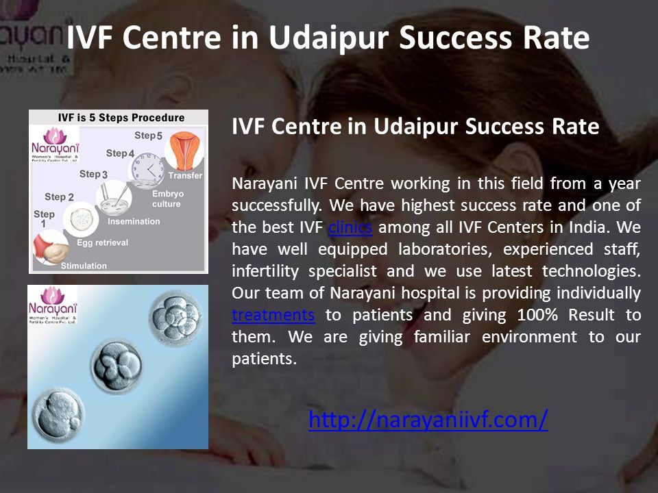 IVF Centre in Udaipur Success Rate Narayani IVF Centre working in this field from a year successfully.