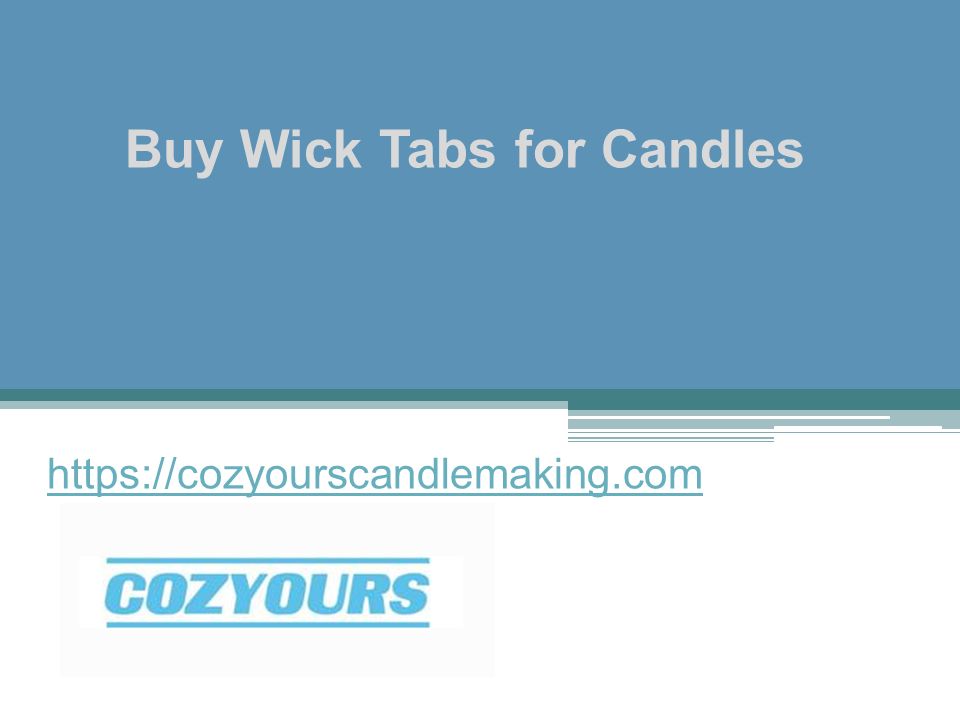 Buy Wick Tabs for Candles
