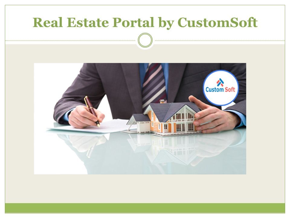 Real Estate Portal by CustomSoft