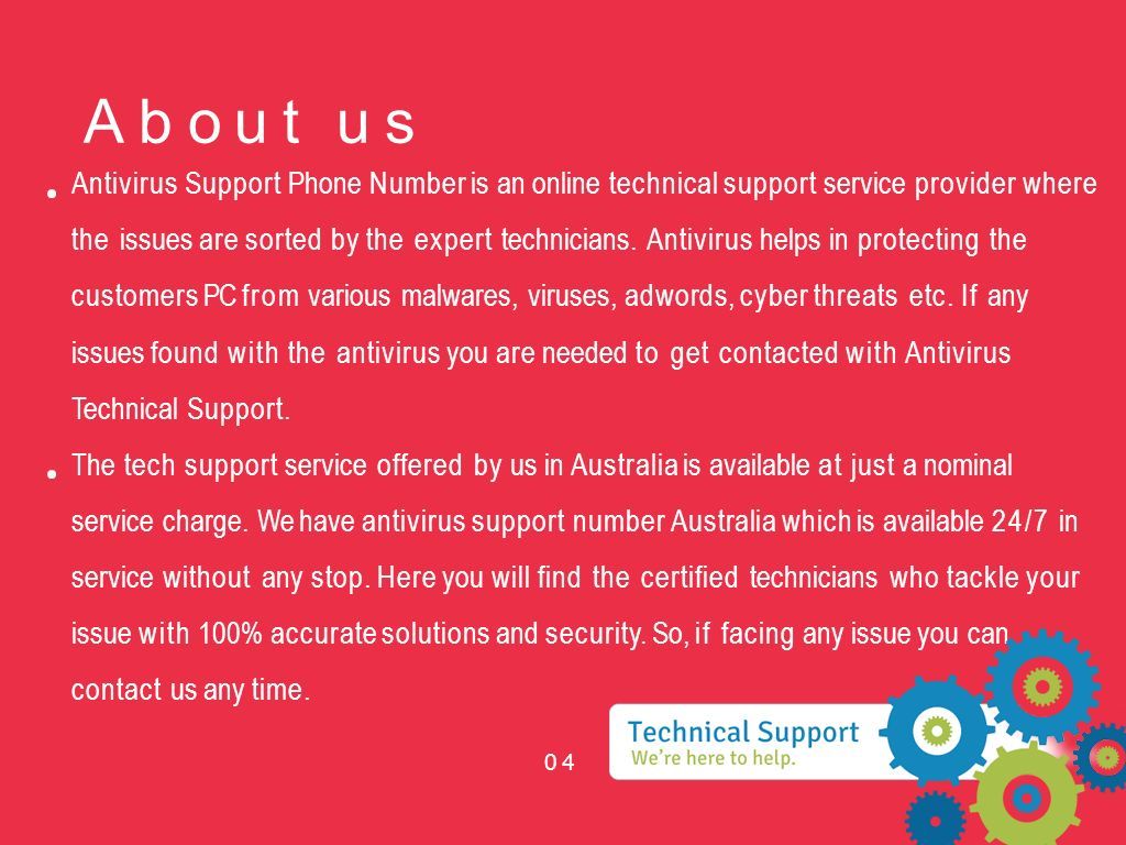 AboutusAboutus Antivirus Support Phone Number is an online technical support service provider where the issues are sorted by the expert technicians.