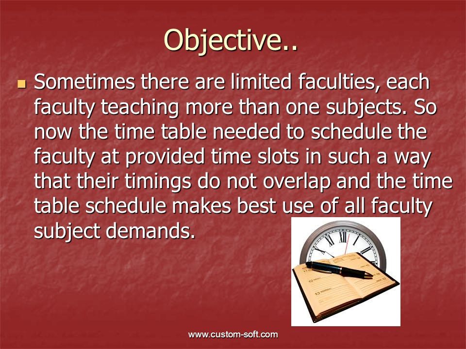 Objective..