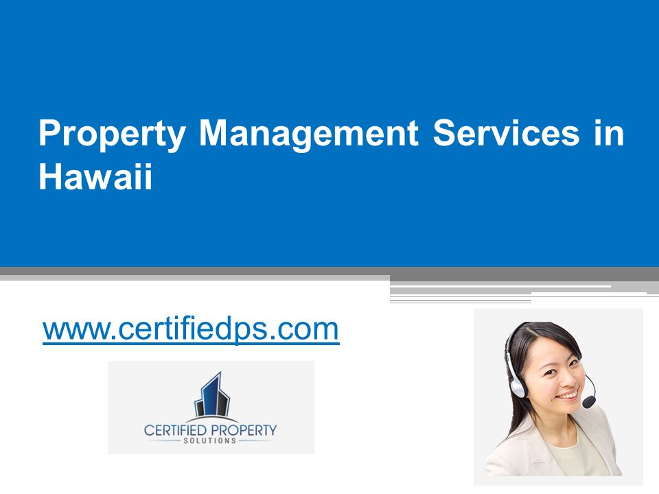 Property Management Services in Hawaii