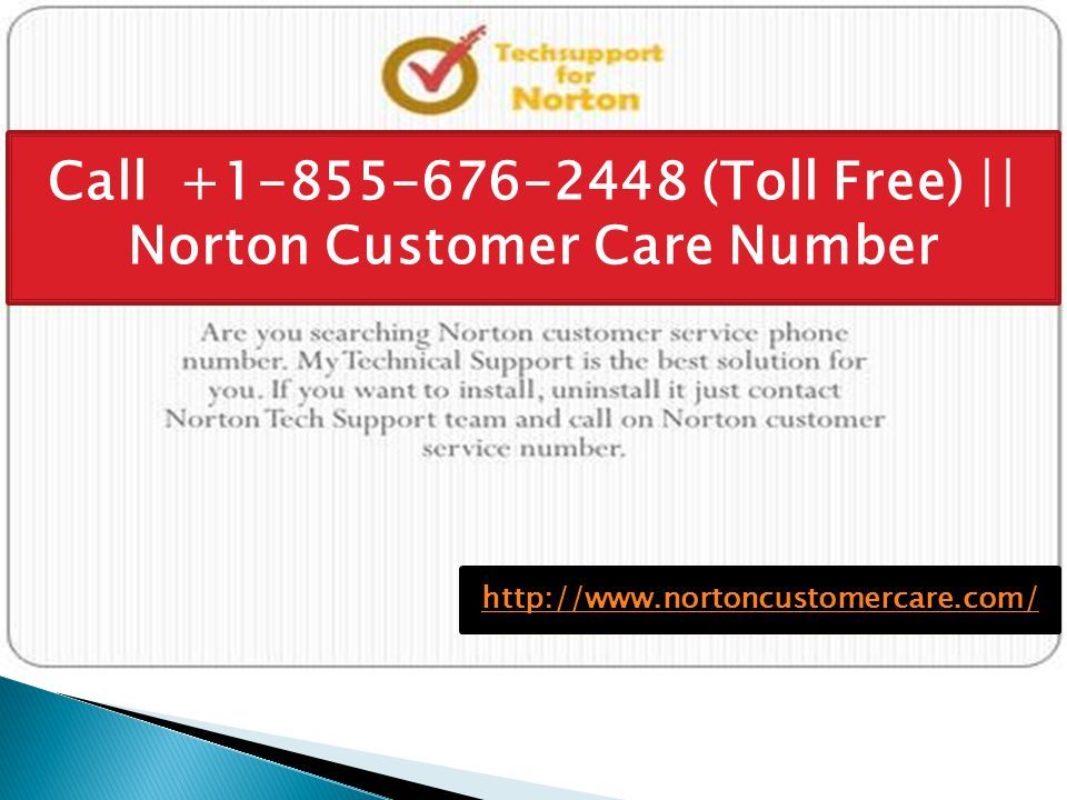 Call (Toll Free) || Norton Customer Care Number