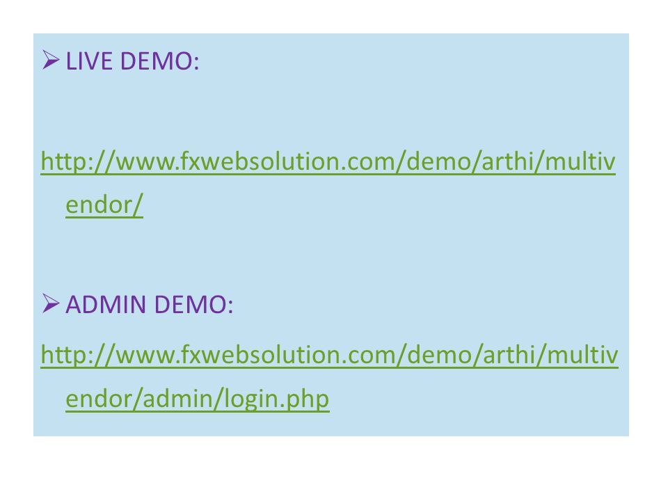  LIVE DEMO:   endor/  ADMIN DEMO:   endor/admin/login.php