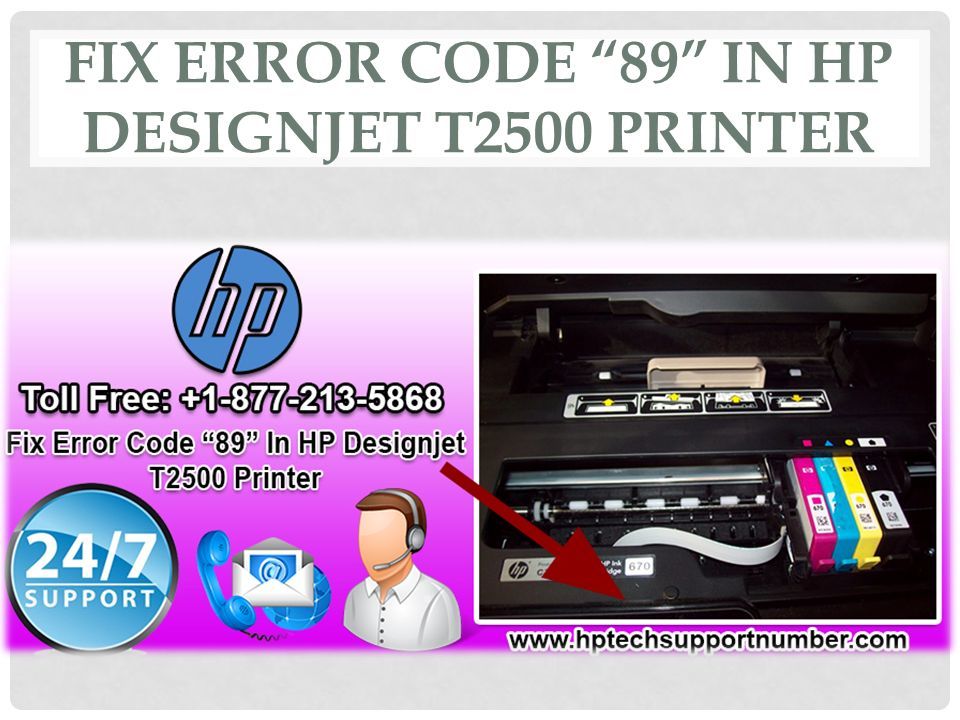 FIX ERROR CODE 89 IN HP DESIGNJET T2500 PRINTER