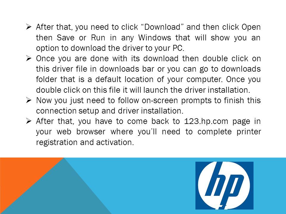 DOWNLOAD AND INSTALL THE DRIVER  There is one more method if you wish you can install with a CD that you received with your print machine at the time of purchase.