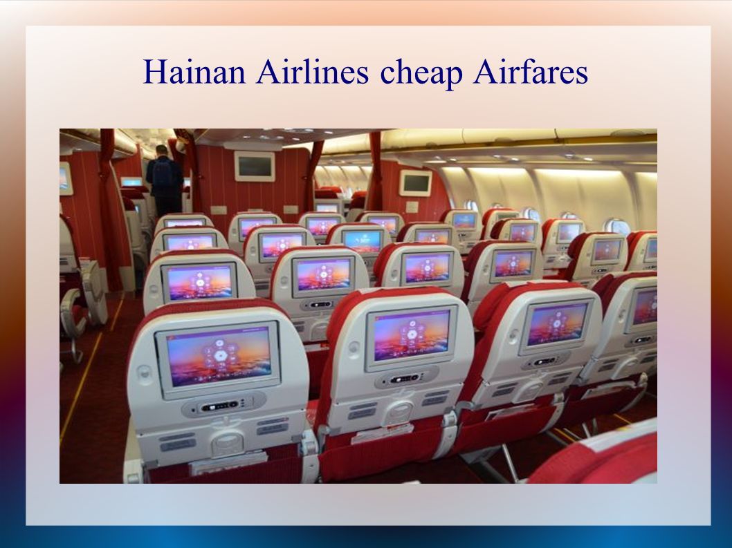 Hainan Airlines cheap Airfares