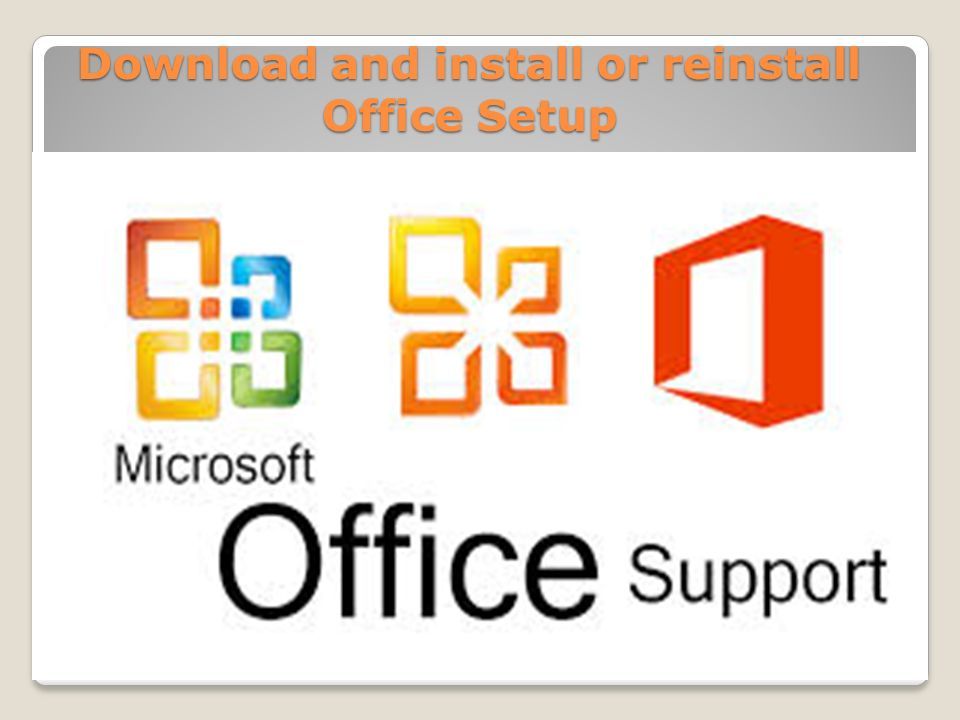 Download and install or reinstall Office Setup