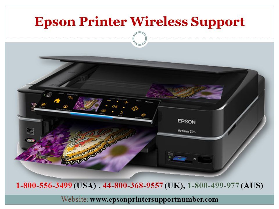Epson Printer Wireless Support Website : (USA), (UK), (AUS)