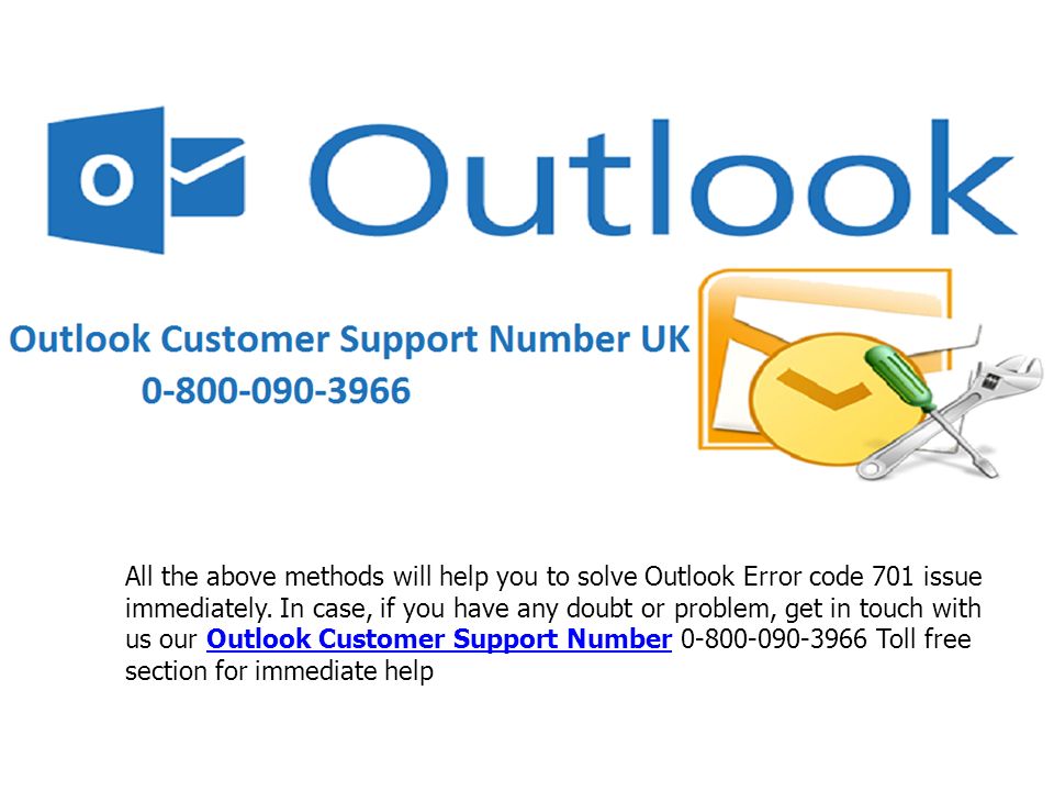 All the above methods will help you to solve Outlook Error code 701 issue immediately.