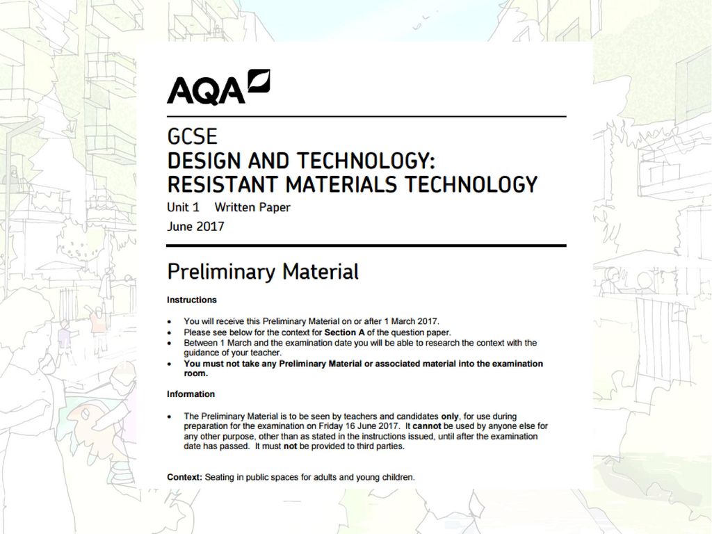 dt resistant materials chapter notes When working with resistant materials you need to be able to choose the best material for a job read full notes now see similar resources dt revision 30 / 5. dt resistant materials chapter notes When working with resistant materials you need to be able to choose the best material for a job read full notes now see similar resources dt revision 30 / 5.